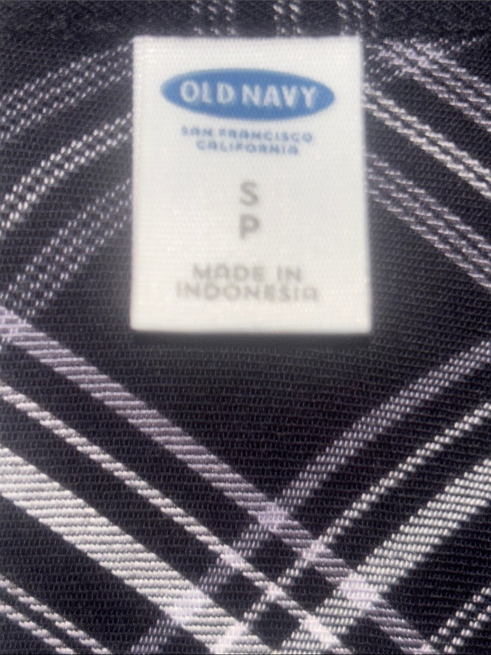 Old Navy Button Down Black Medium - Picture 2 of 6